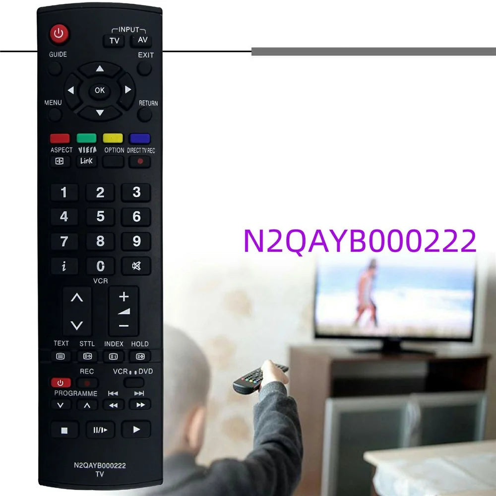 N2QAYB000222 For Panasonic TV Remote Control Replacement Universal 10m Range Wireless Controller - 4