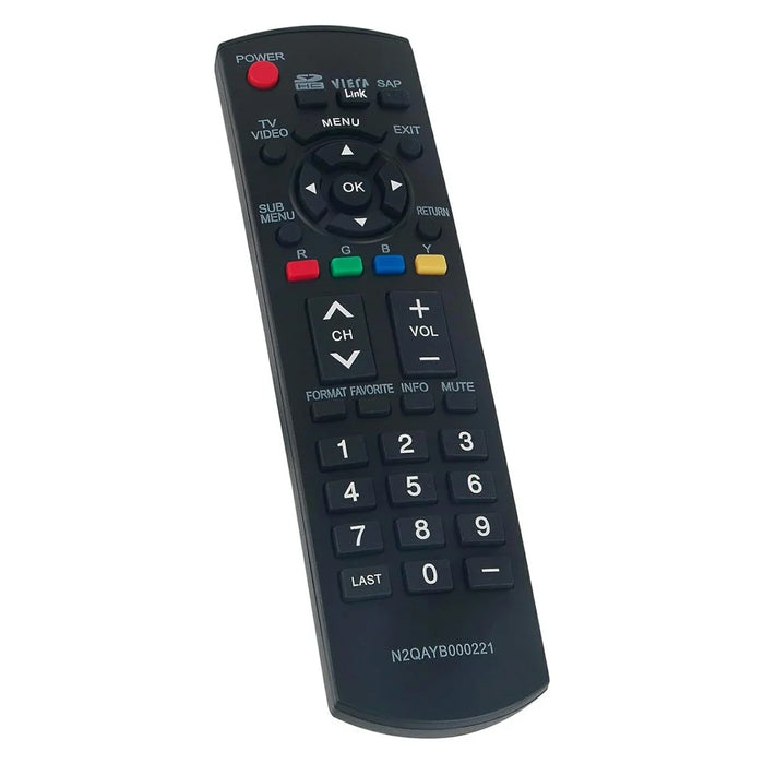 N2QAYB000221 For Panasonic TV Remote Control Replacement 1-10m Range Wireless Controller - 3