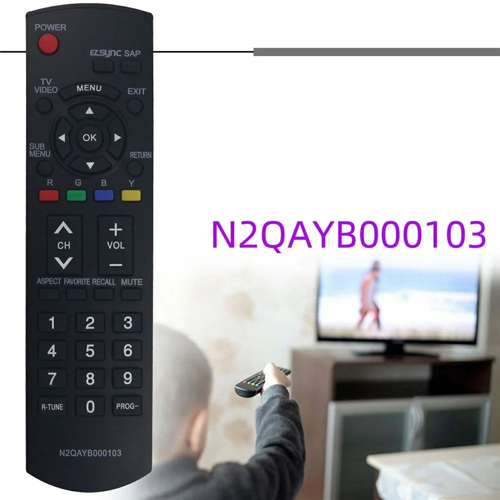 N2QAYB000103 For Panasonic TV Remote Control Replacement AAA Battery Operated Controller - 5