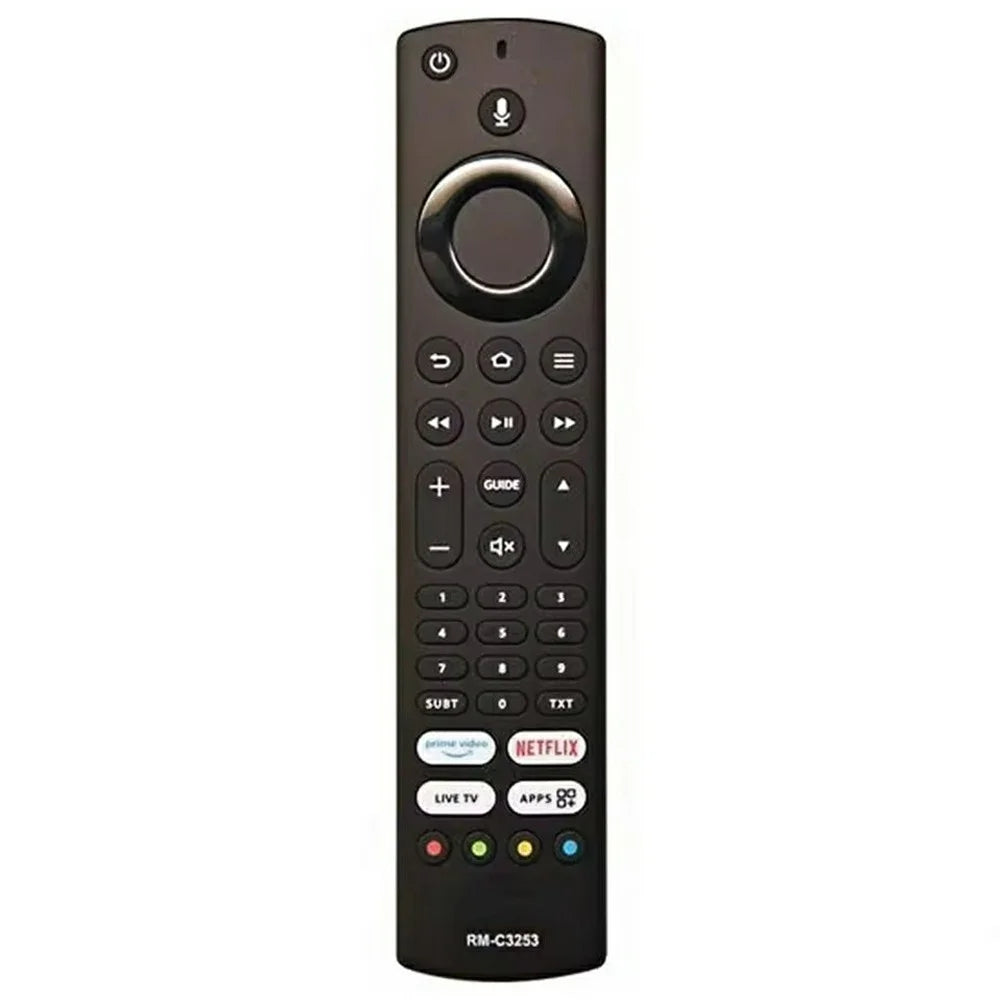 RM-C3253 For JVC TV Remote Control Voice Activated Replacement Ergonomic Television Controller - 1