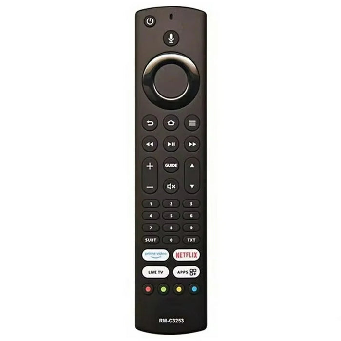 RM-C3253 For JVC TV Remote Control Voice Activated Replacement Ergonomic Television Controller - 1