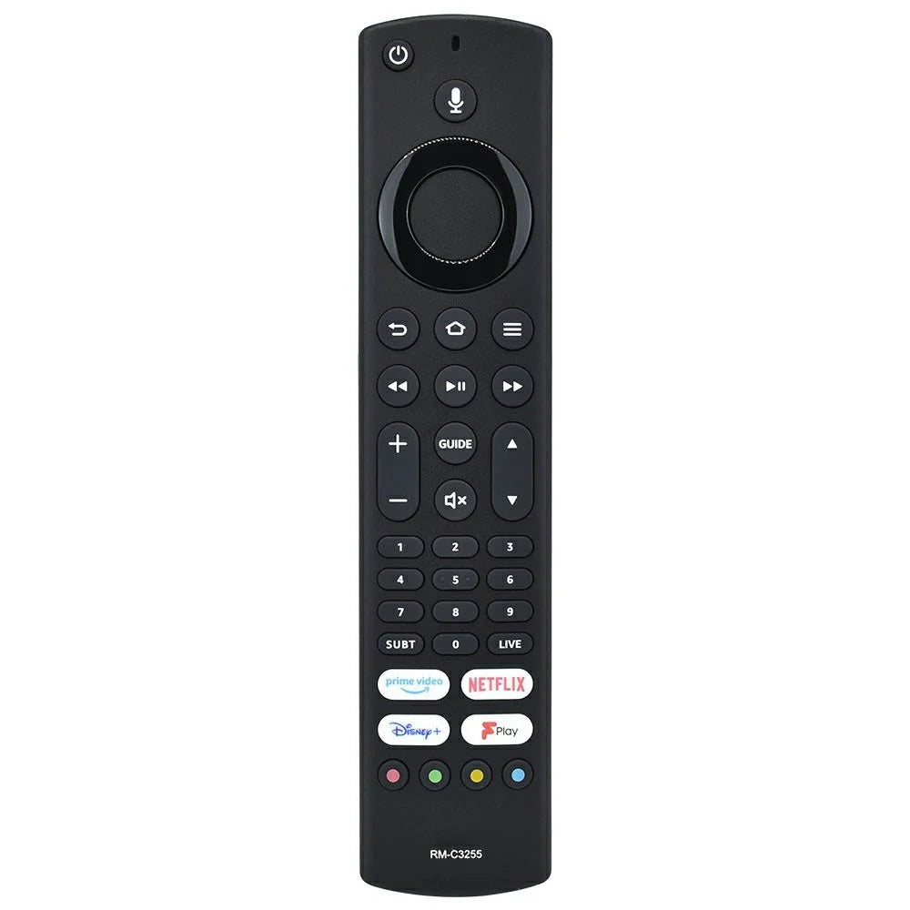 RM-C3255 For JVC TV Remote Control Voice Activated Replacement Ergonomic Television Controller - 1