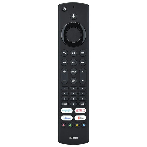 RM-C3255 For JVC TV Remote Control Voice Activated Replacement Ergonomic Television Controller - 1