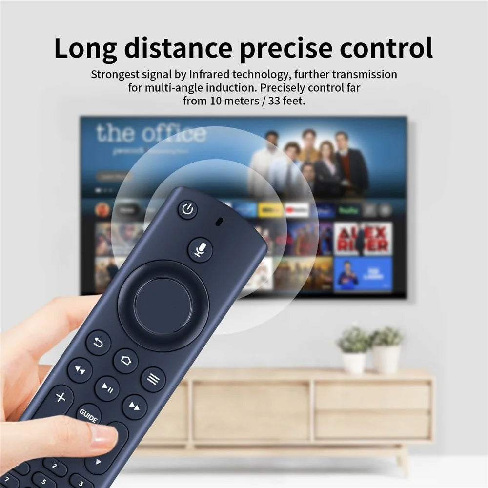 RM-C3255 For JVC TV Remote Control Voice Activated Replacement Ergonomic Television Controller - 3