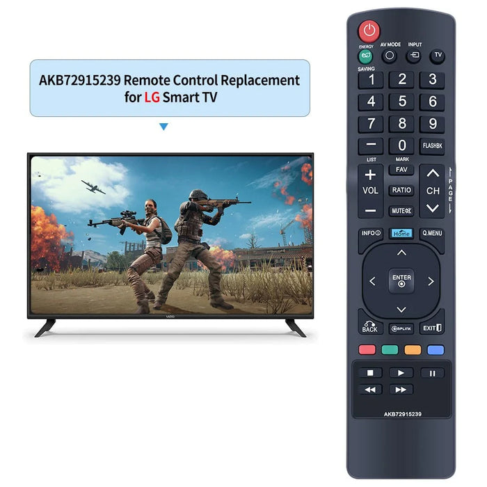 AKB72915239 For LG TV Remote Control Replacement 10m Range Ergonomic Controller - 3