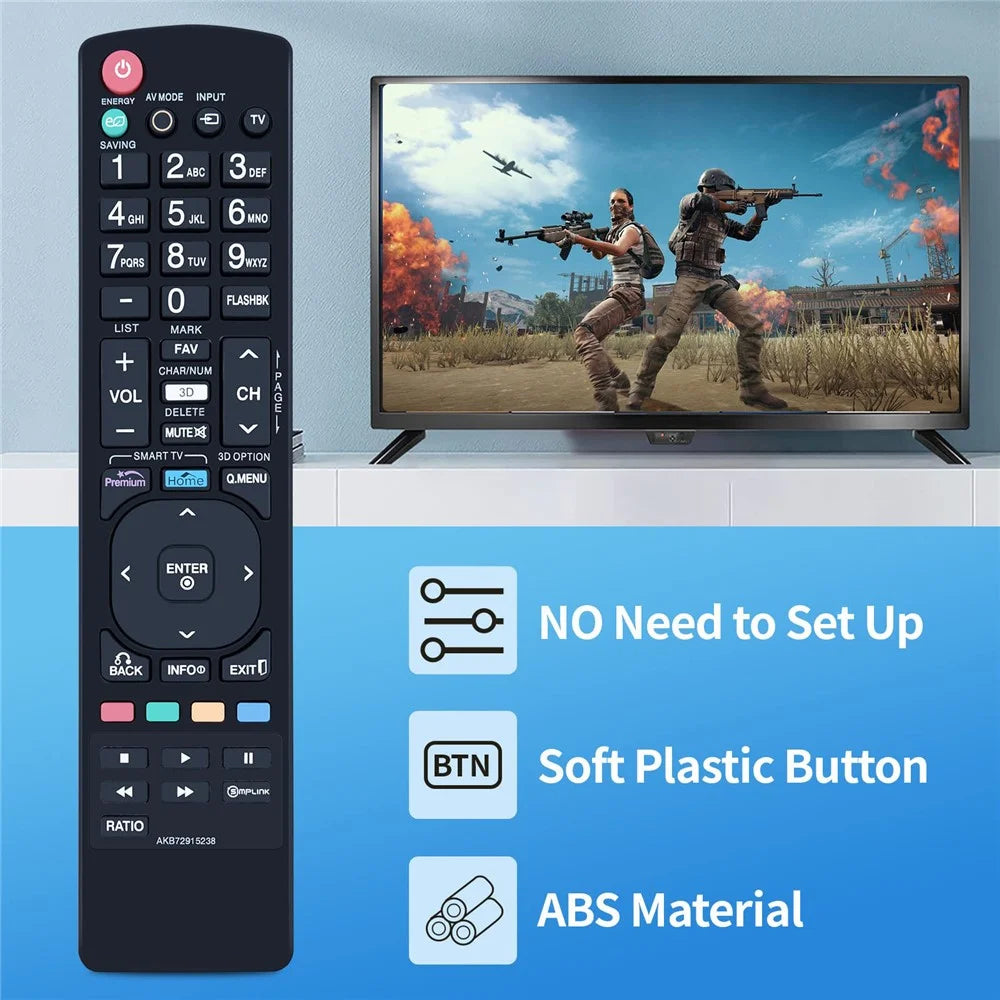 AKB72915238 For LG TV Remote Control Replacement AAA Battery Operated Wireless Controller - 2