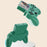Q20 Handheld Game Console Retro Mini Arcade Machine with Game Card Slot, Dual Controllers - Green - 6