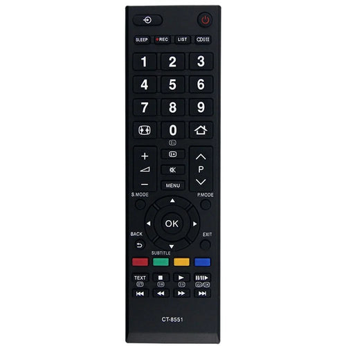 CT-8551 For Toshiba TV Ergonomic Remote Control Universal Replacement Controller - 1