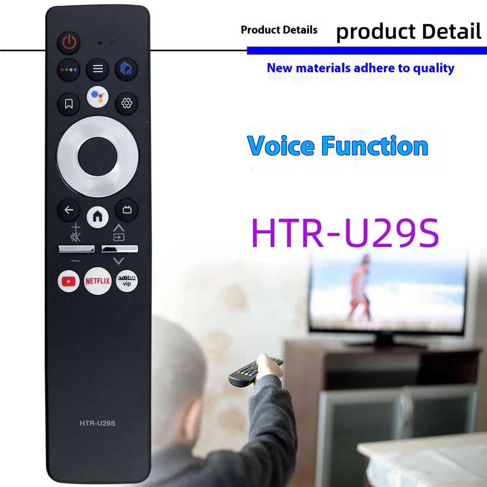 HTR-U29S For Haier TV Voice Control Replacement Remote Ergonomic Handheld Remote Control - 2
