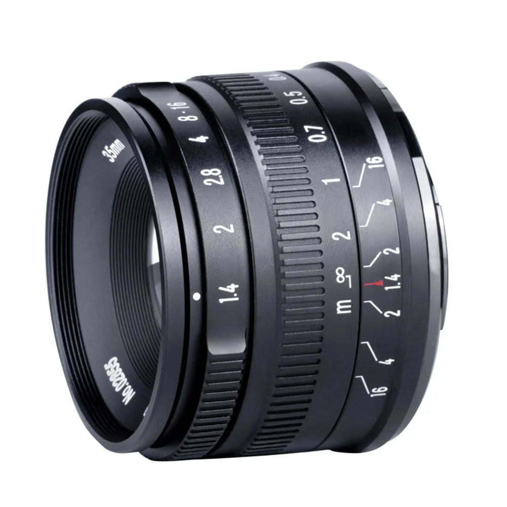 7ARTISANS 35mm F1.4 Wide Angle Lens APS-C Large Aperture Manual Focus Camera Lens for Sony E/Nikon Z/Canon EOS M/Fuji X - 3