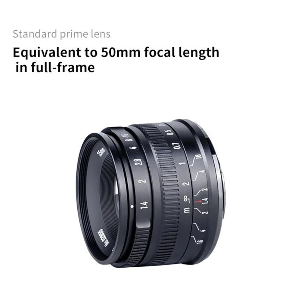 7ARTISANS 35mm F1.4 Wide Angle Lens APS-C Large Aperture Manual Focus Camera Lens for Sony E/Nikon Z/Canon EOS M/Fuji X - 5