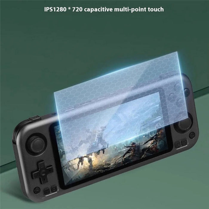 R50PRO 5.0 Inch HD Screen Retro Game Console Android System Handheld Gamepad with 64G TF Card - Titanium Grey - 3
