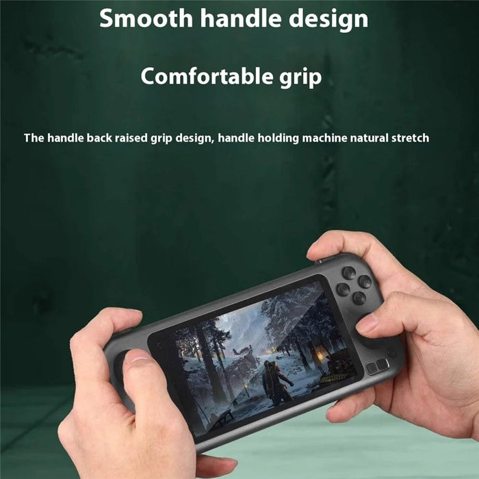 R50PRO 5.0 Inch HD Screen Retro Game Console Android System Handheld Gamepad with 64G TF Card - Titanium Grey - 4