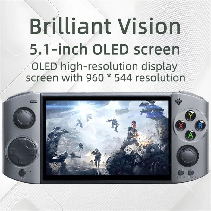 XY-09 Ultra 64G Handheld Game Console 5.1 Inch HD Screen Retro Arcade Emulator Game Machine - 5