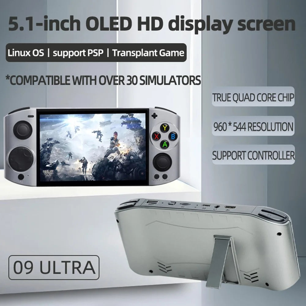 XY-09 Ultra 128G Handheld Game Console 5.1 Inch HD Screen Retro Arcade Emulator Game Machine - 3