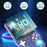 R36 Ultra 128GB Retro 5.1 Inch HD Screen Handheld Gaming Console Multi Emulator Portable Game Machine - Purple - 2
