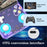 R36 Ultra 128GB Retro 5.1 Inch HD Screen Handheld Gaming Console Multi Emulator Portable Game Machine - Purple - 6