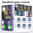 R36 Ultra 128GB Retro 5.1 Inch HD Screen Handheld Gaming Console Multi Emulator Portable Game Machine - Purple - 7