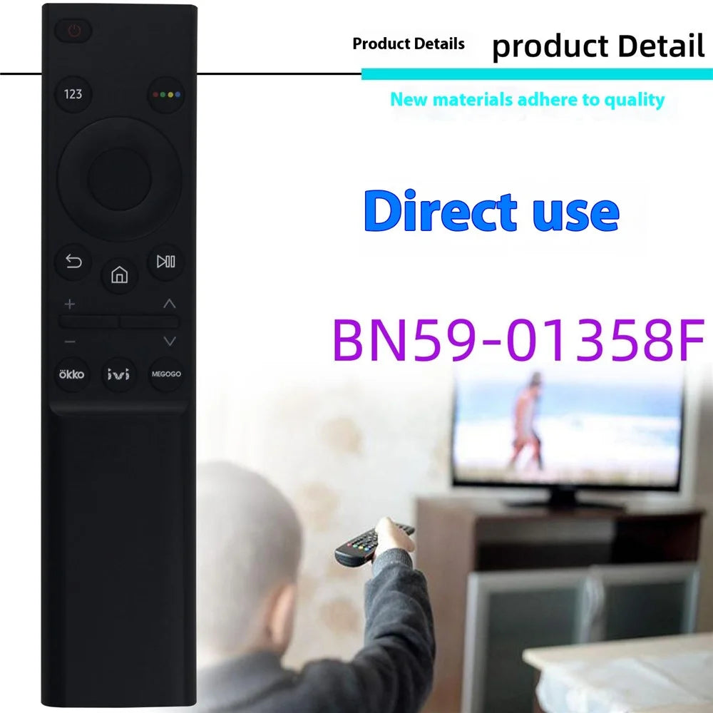 BN59-01358F For Samsung TV Remote Control Replacement Battery Operated Ergonomic Wireless Controller - 2