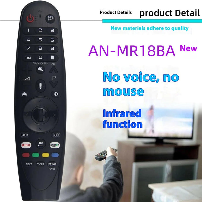 AN-MR18BA For LG TV Remote Control Infrared Replacement Controller, without Voice Control  /  Magic Remote - 2