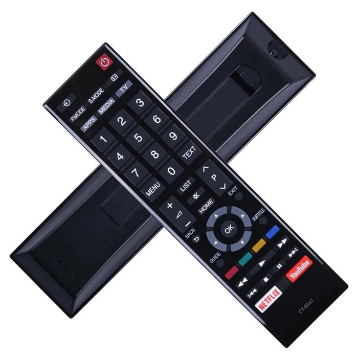 CT-8547 For Toshiba TV Remote Control 1-10m Range Infrared Replacement Controller - 4