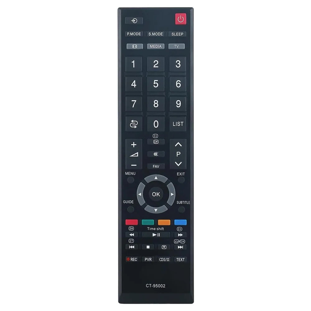 CT-95002 For Toshiba TV Remote Control 1-10m Range Infrared Replacement Controller - 1