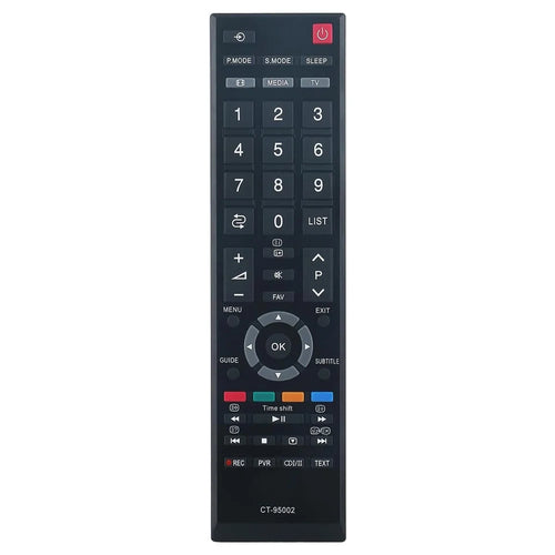 CT-95002 For Toshiba TV Remote Control 1-10m Range Infrared Replacement Controller - 1