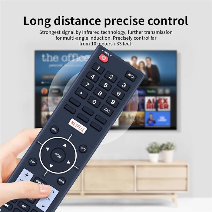 845-052-31B01 For Sharp TV Remote Control 1-10m Range Infrared Replacement Controller - 4