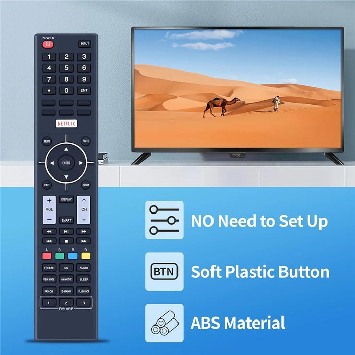 845-052-31B01 For Sharp TV Remote Control 1-10m Range Infrared Replacement Controller - 5