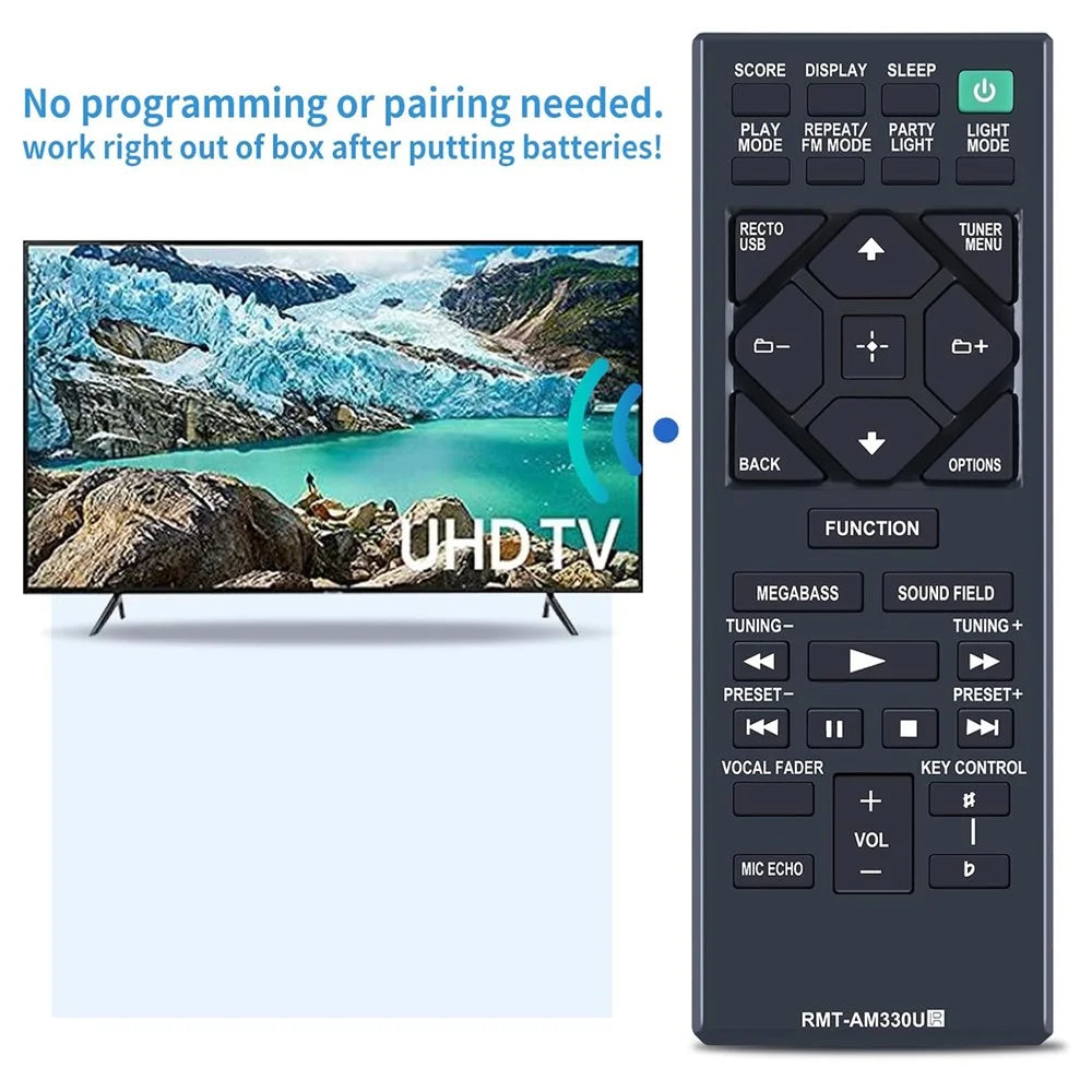 RMT-AM330U For Sony Home Audio System Infrared Remote Control Replacement Handheld Controller - 2