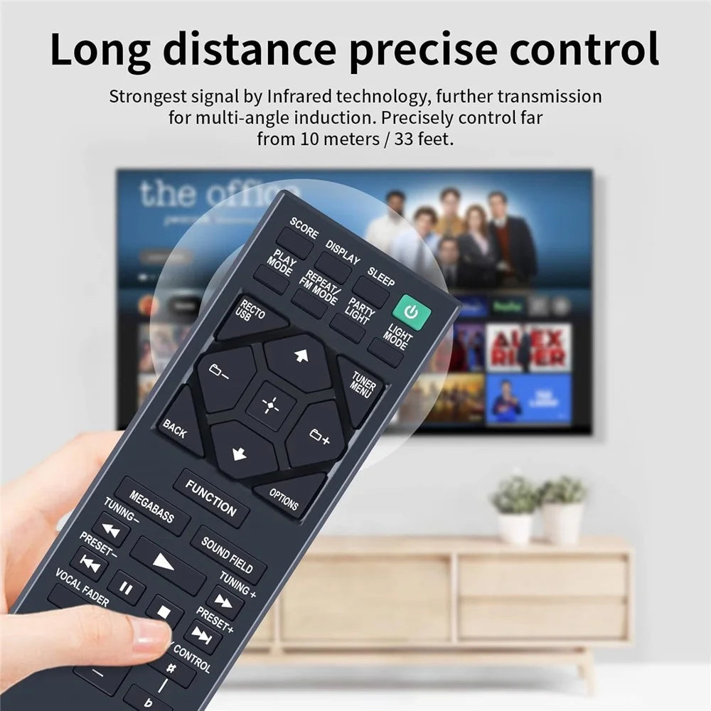 RMT-AM330U For Sony Home Audio System Infrared Remote Control Replacement Handheld Controller - 4