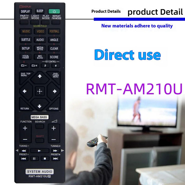 RMT-AM210U For Sony Home Audio System Infrared Remote Control Replacement Handheld Controller - 2