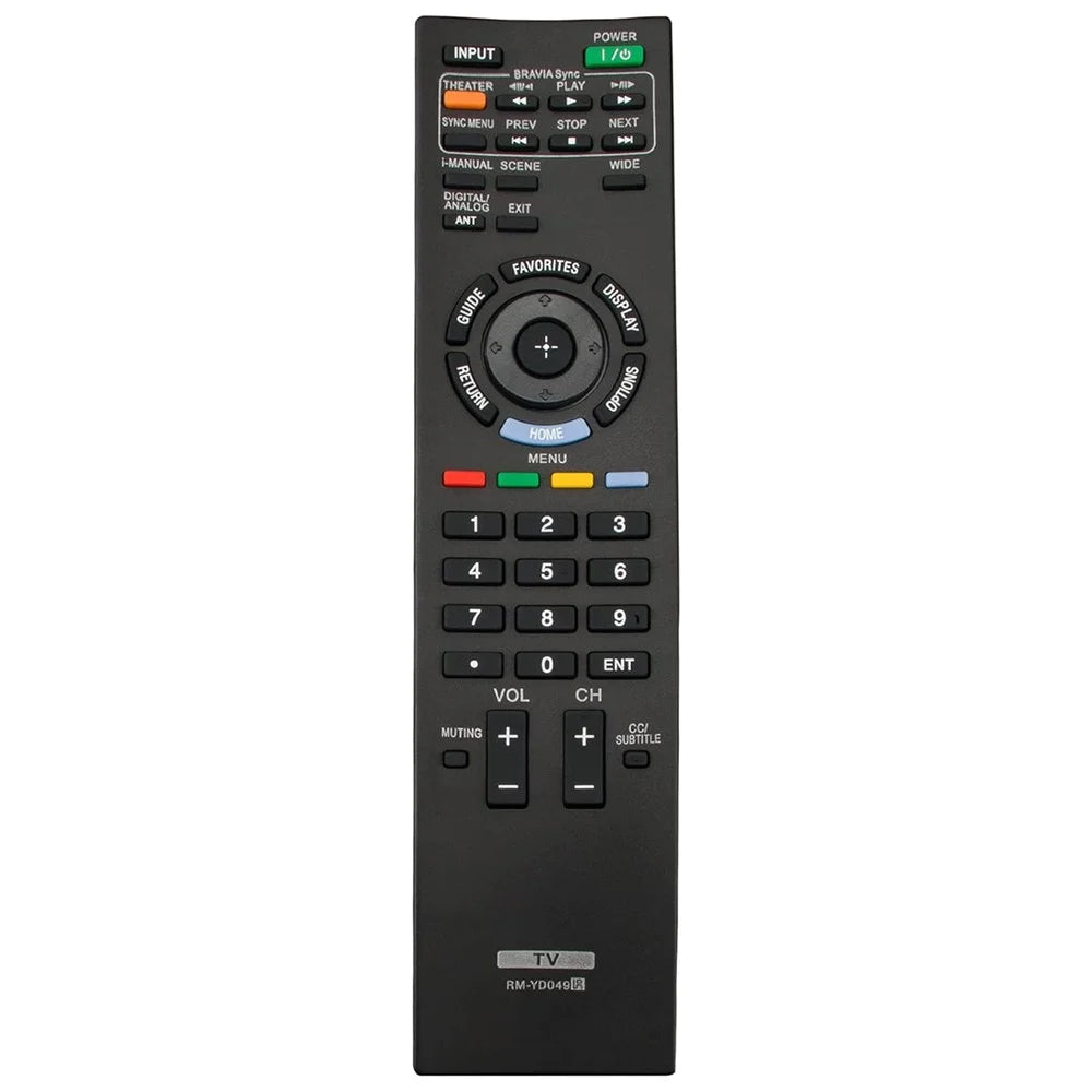 RM-YD049 For Sony TV Remote Control Replacement Ergonomic Design Infrared Controller - 1
