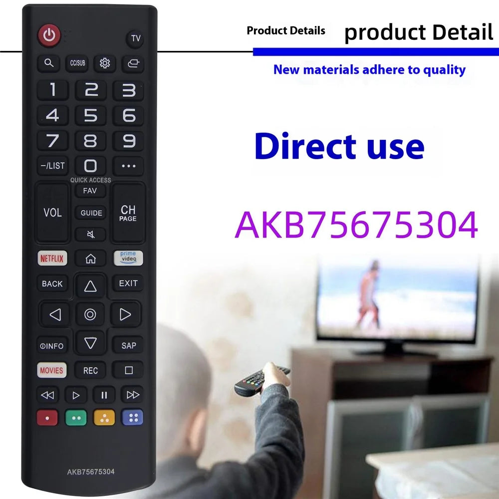 AKB75675304 For LG TV Remote Control Infrared Wireless Television Controller - 2