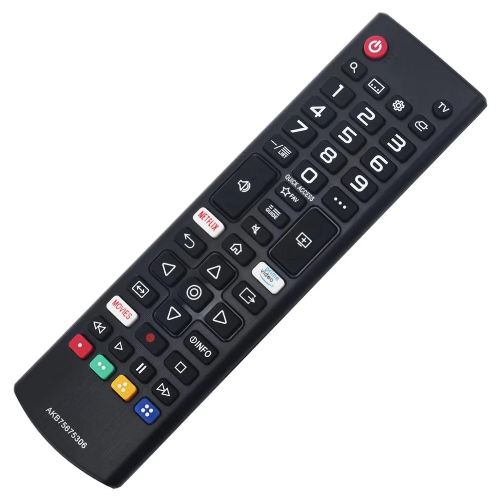 AKB75675306 For LG TV Remote Control 1-10m Range Ergonomic Design Infrared Controller - 1