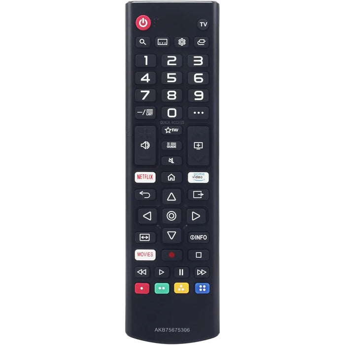 AKB75675306 For LG TV Remote Control 1-10m Range Ergonomic Design Infrared Controller - 3