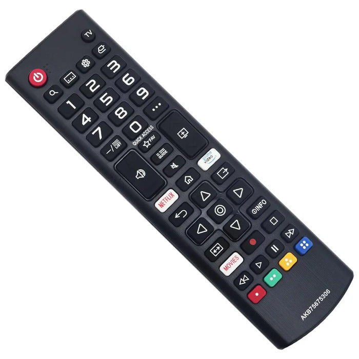 AKB75675306 For LG TV Remote Control 1-10m Range Ergonomic Design Infrared Controller - 4