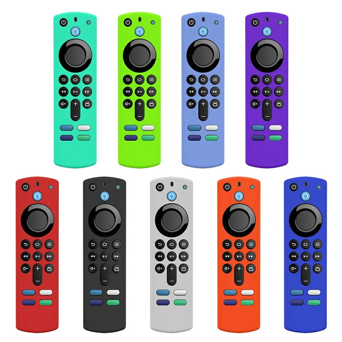 Y27 Silicone Anti-drop Remote Controller Protective Case Cover for Amazon Alexa Voice Remote 3rd Gen - Black - 7