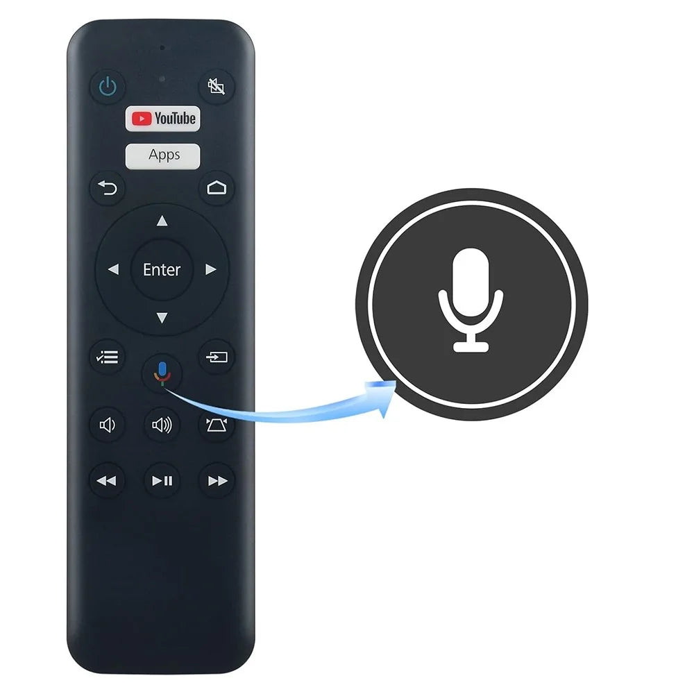 WH-55 Voice Remote Control for Epson Projector Plastic Replacement Remote Controller - 3