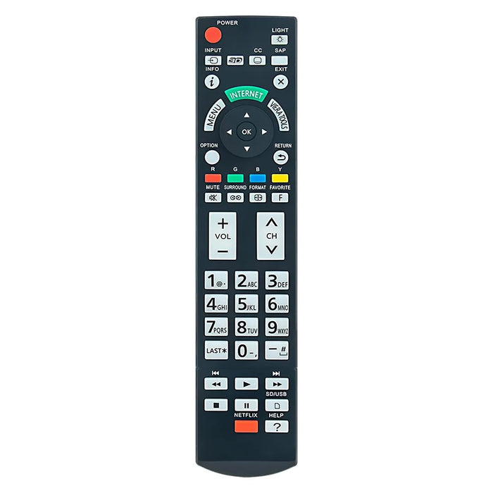 N2QAYB000777 Universal Remote for Panasonic TV Infrared Remote Control Replacement - 5
