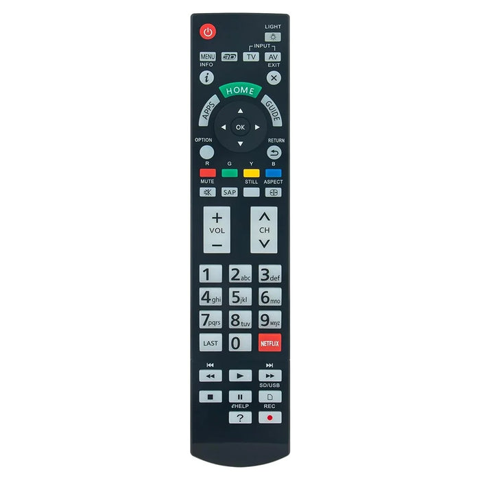 N2QAYB000932 Universal Remote Control for Panasonic TV Wireless Infrared Remote Replacement - 3