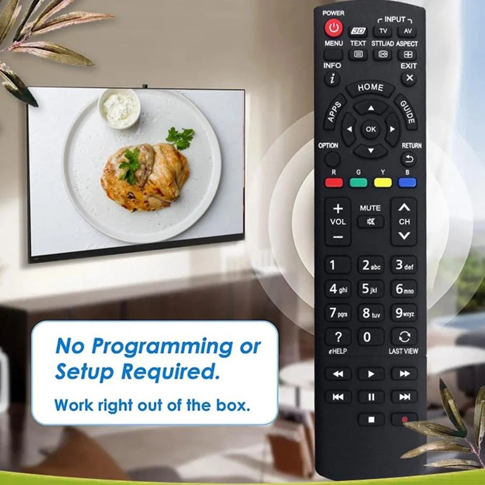 N2QAYB000933 Replacement Universal Remote Control for Panasonic TV Infrared Controller - 3