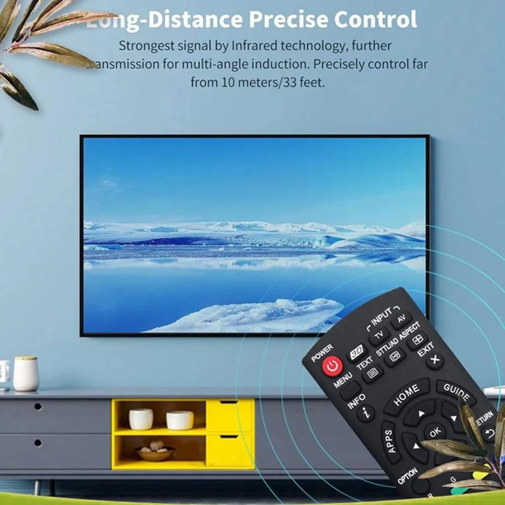 N2QAYB000933 Replacement Universal Remote Control for Panasonic TV Infrared Controller - 6
