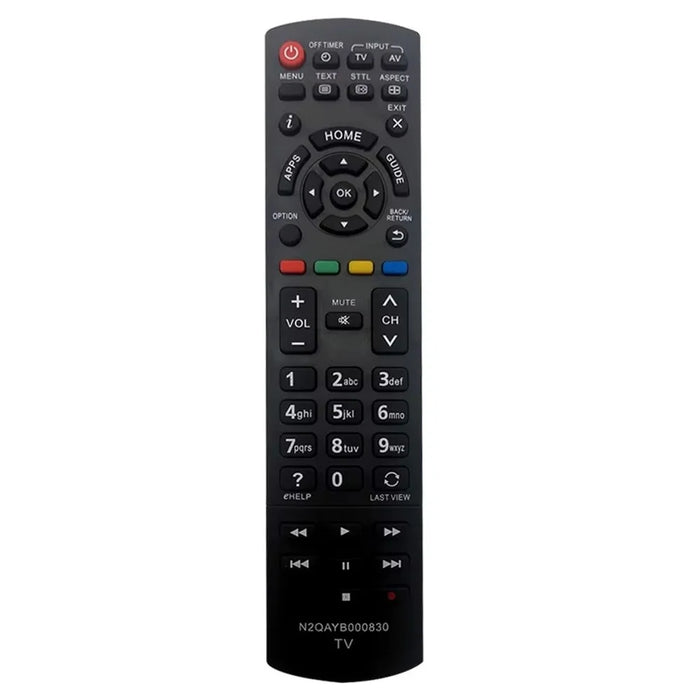 N2QAYB000830 For Panasonic TV Remote Control 10m Range Infrared Replacement Controller - 1