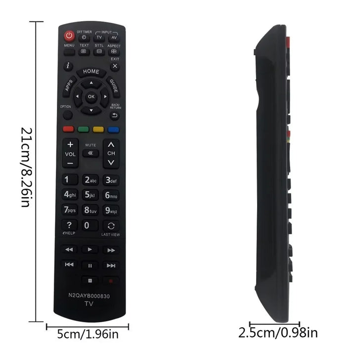 N2QAYB000830 For Panasonic TV Remote Control 10m Range Infrared Replacement Controller - 6