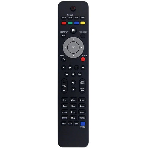 NC201 For Philips Blu-Ray DVD Home Theater System Remote Control 1-10m Range Infrared Replacement Controller - 1