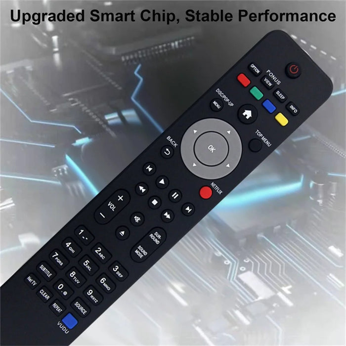 NC201 For Philips Blu-Ray DVD Home Theater System Remote Control 1-10m Range Infrared Replacement Controller - 4