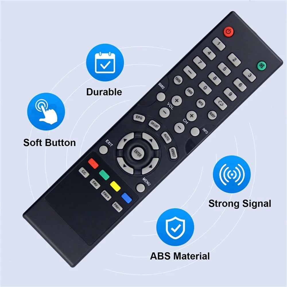 PLDED3273A-E For PROSCAN TV Remote Control 1-10m Range Infrared Replacement Controller - 4