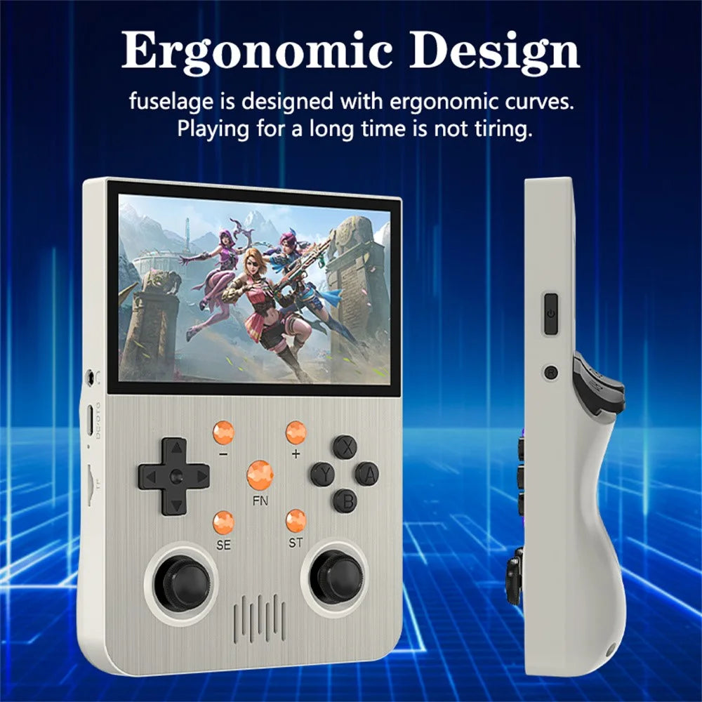G30 4.3 Inch Handheld Game Console Retro Arcade Gaming System Multi Emulator with 64G Card - Black - 6