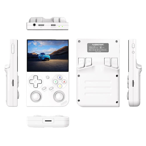 ANBERNIC RG35XX Pro 64GB Handheld Game Console WiFi Wireless Controller Support HD TV Connection - White - 1